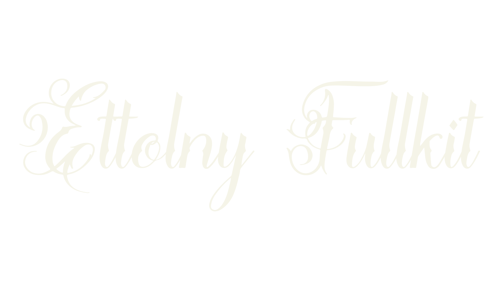 Ettolny Fullkit, tattoo font preview