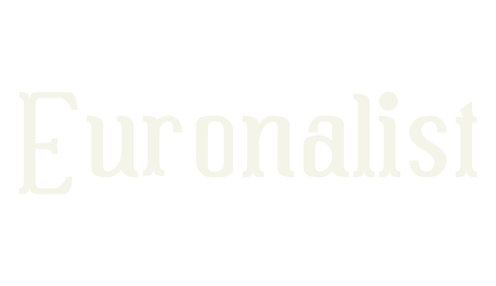 Euronalist, serif font preview
