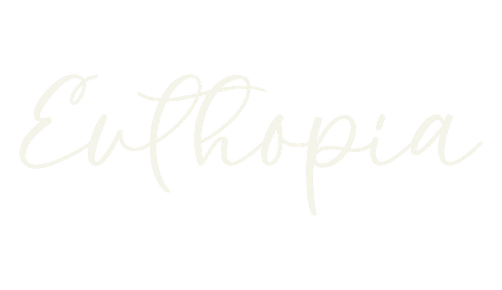 Euthopia, calligraphy font preview