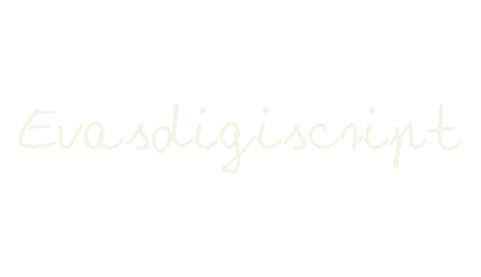 Evasdigiscript, script font preview