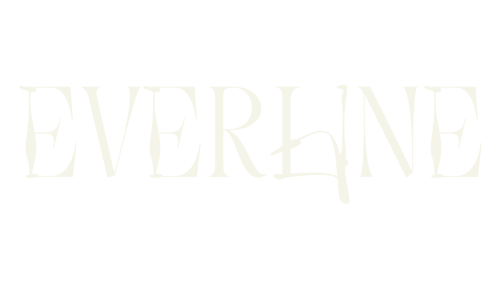 Everline, serif font preview