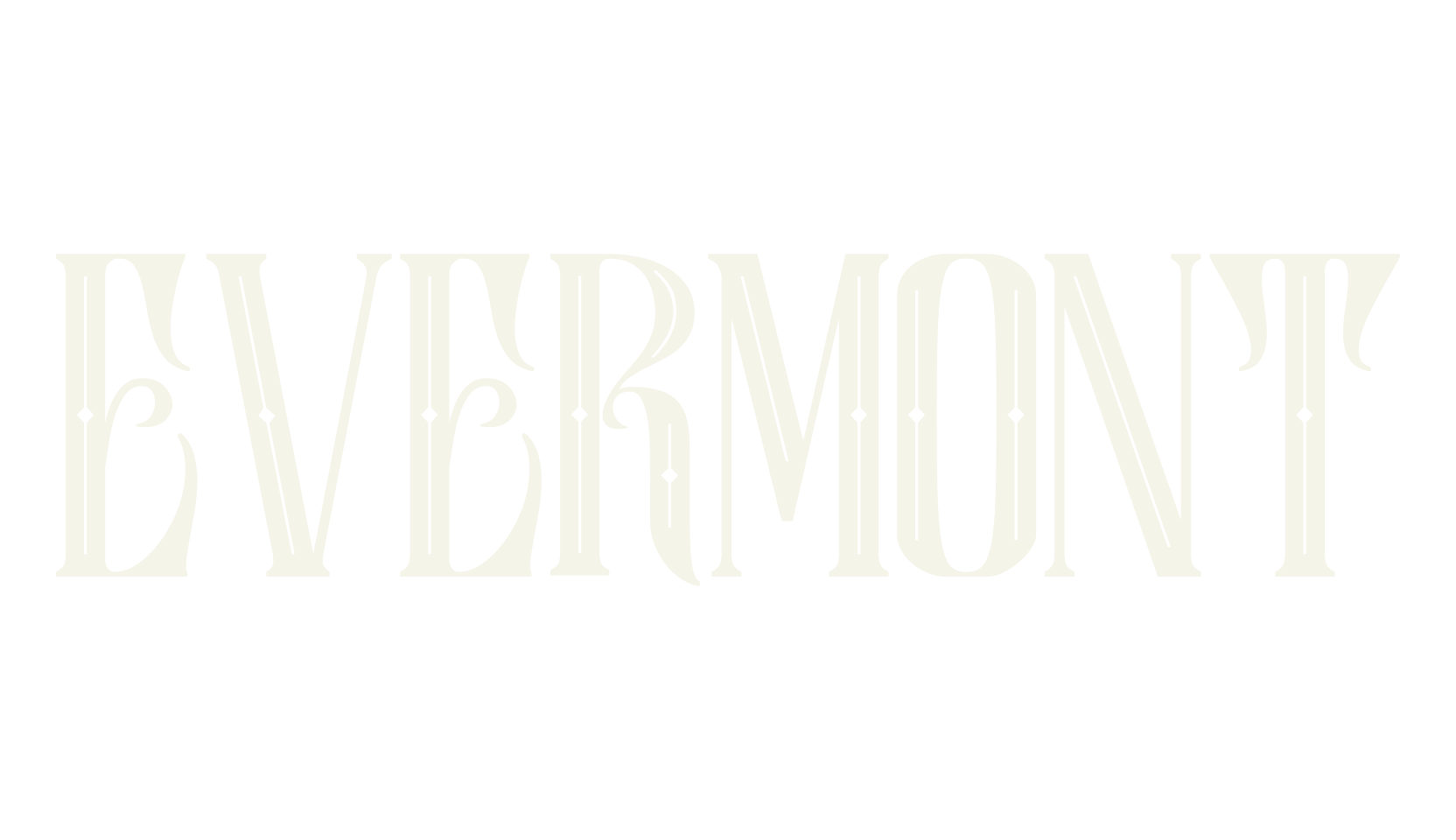 EVERMONT, victorian font preview