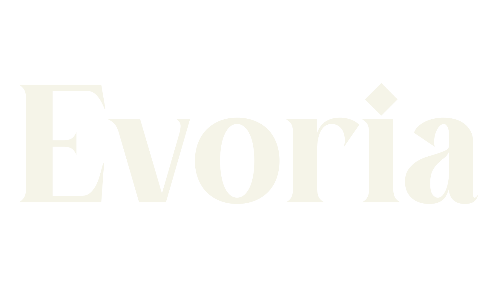 Evoria, modern font preview