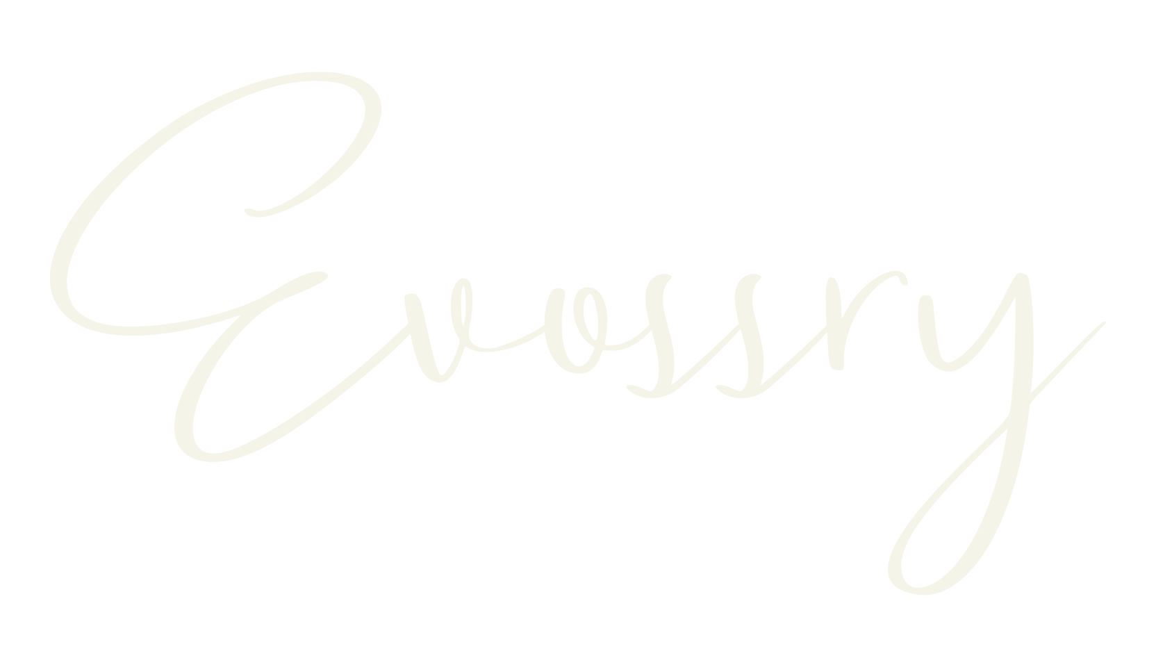 Evossry, fashion script font preview
