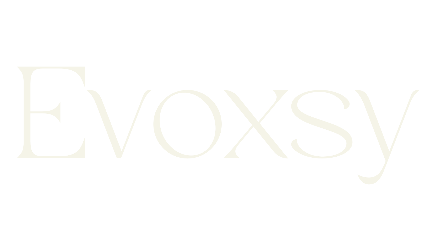 Evoxsy, stylish font preview