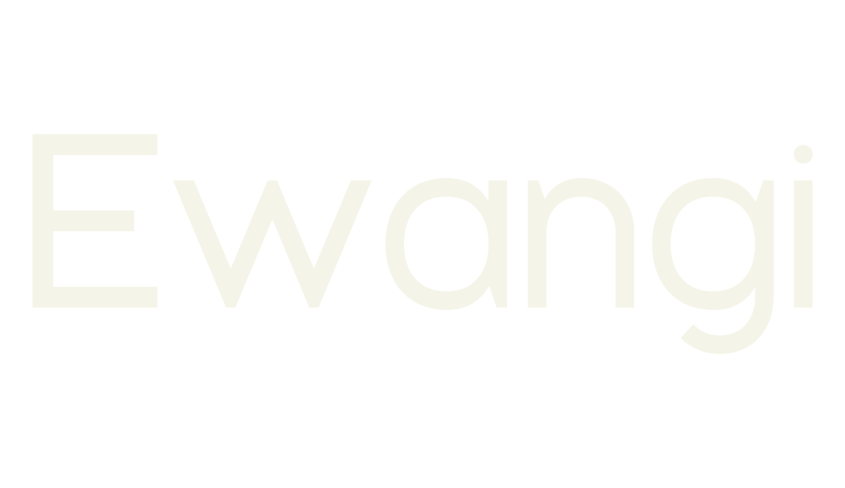 Ewangi, professional font preview