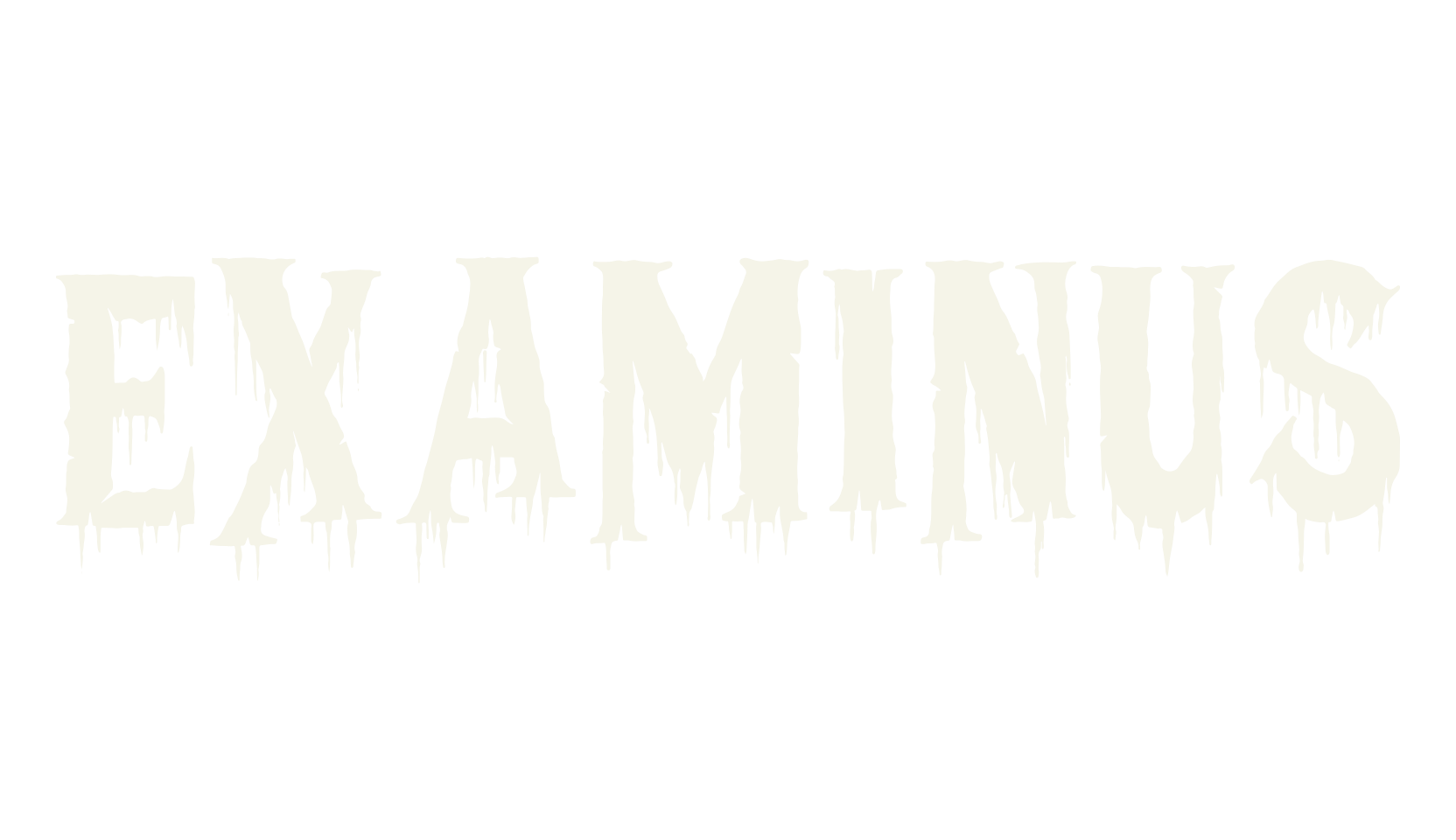 Examinus, blood font preview