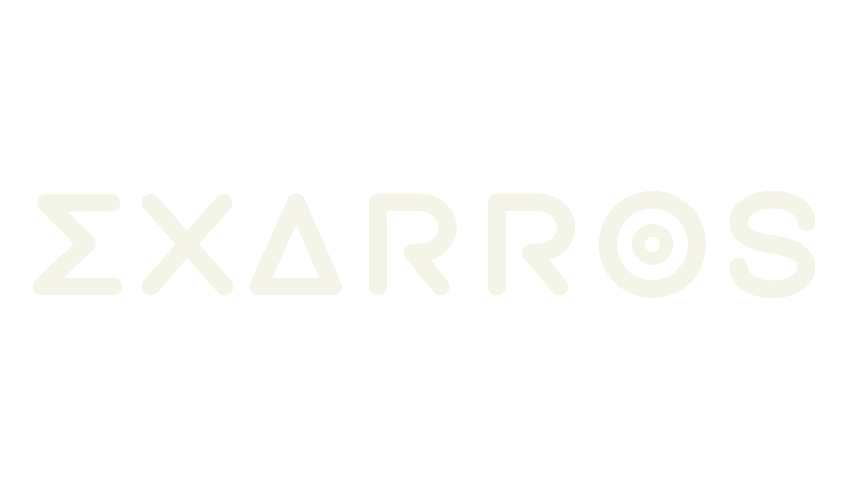Exarros, neon font preview
