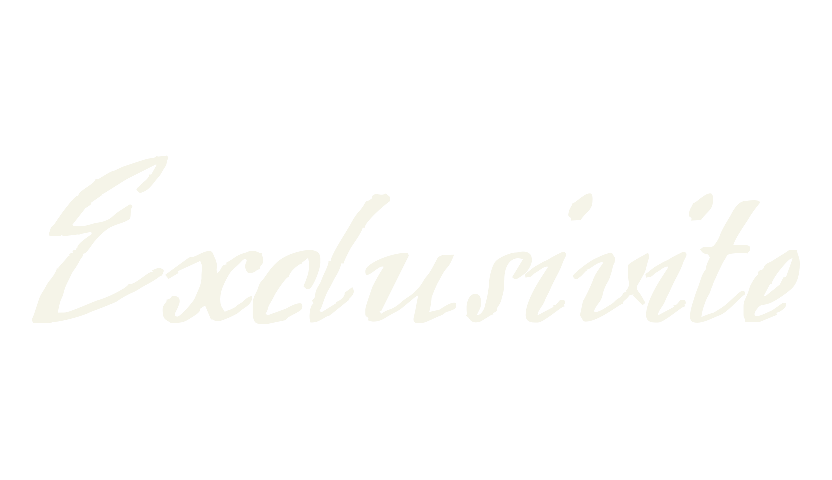 Exclusivite, fashion script font preview