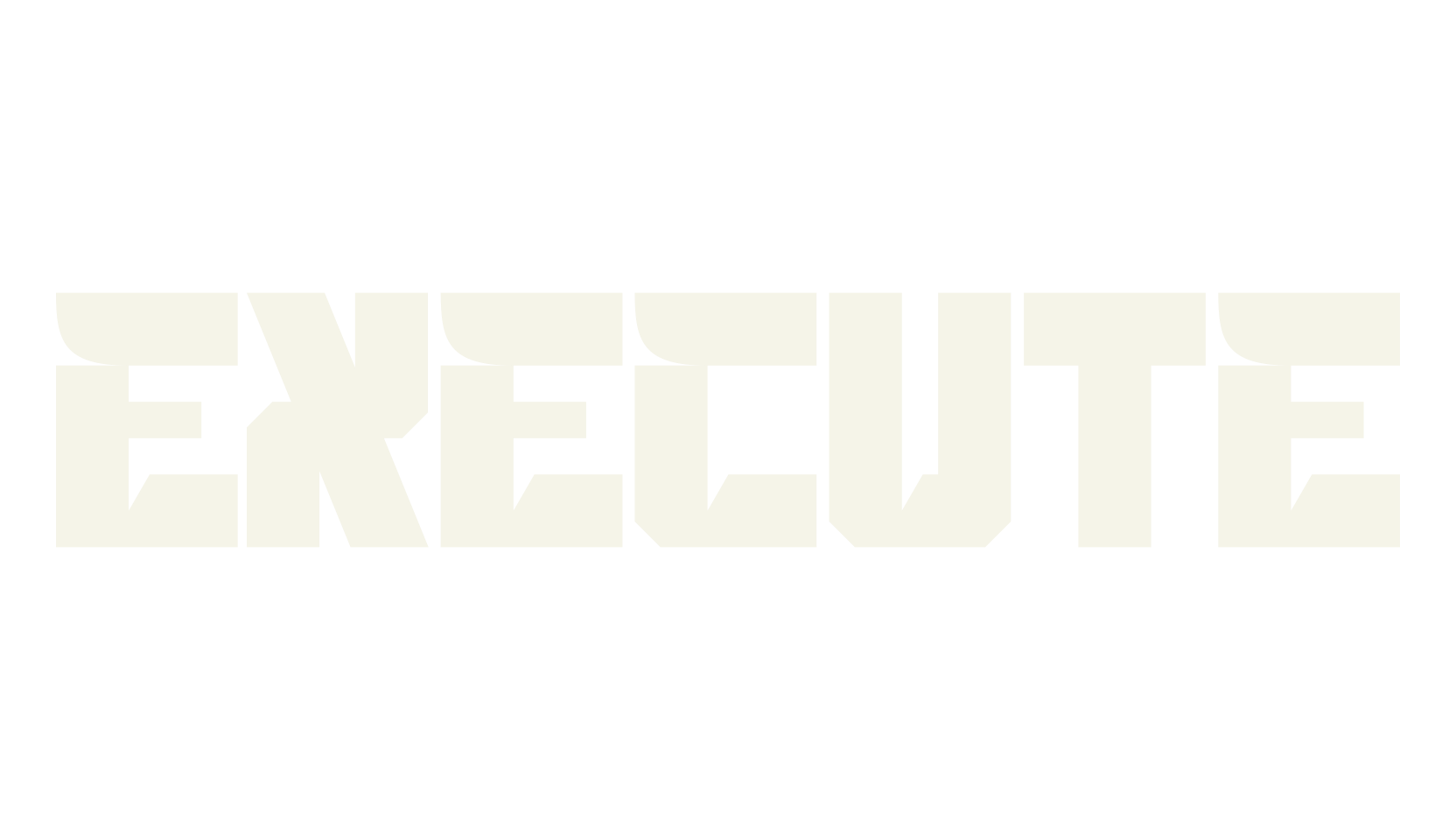 EXECUTE, bold font preview