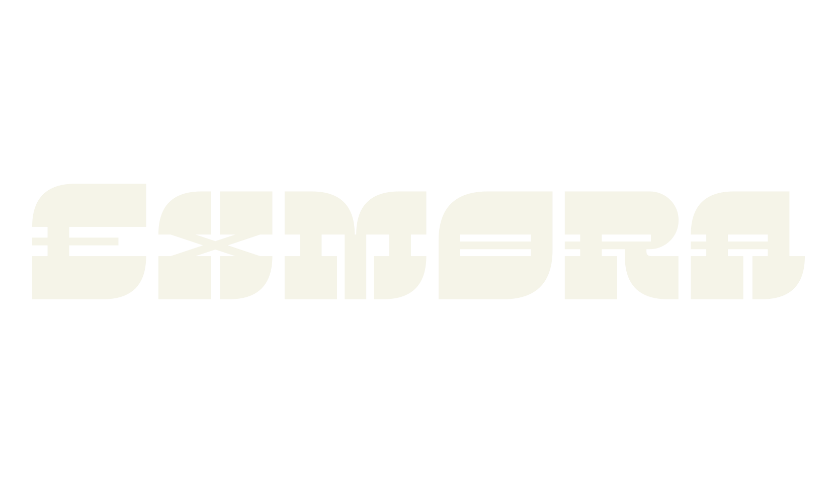 Exmora, serif font preview