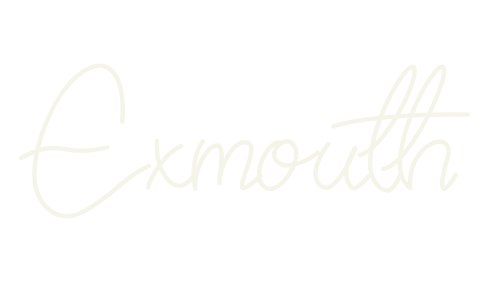 Exmouth, thin font preview