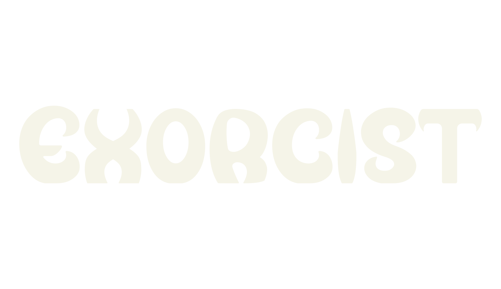 Exorcist, gothic font preview