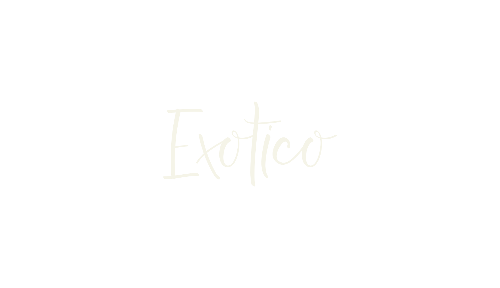 Exotico, cursive font preview