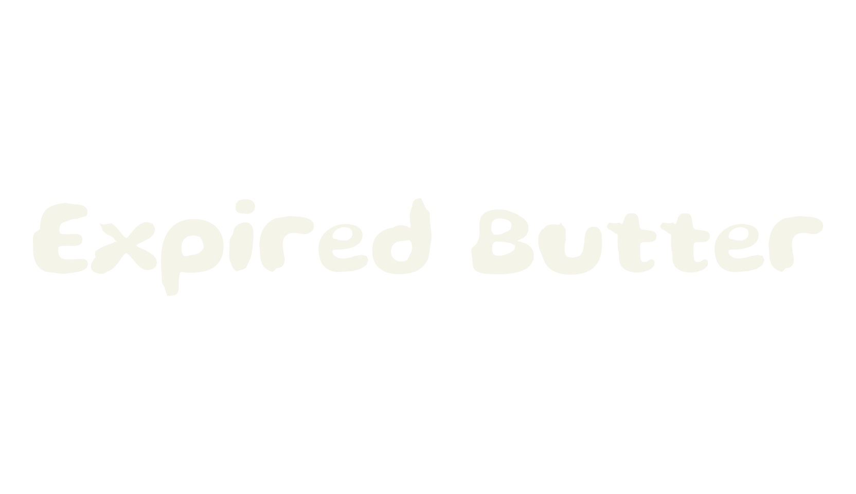 Expired Butter, display market font preview