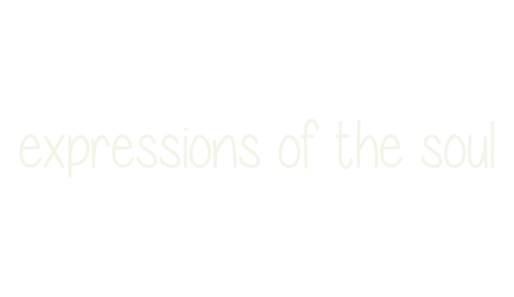 expressions of the soul, handwritten font preview