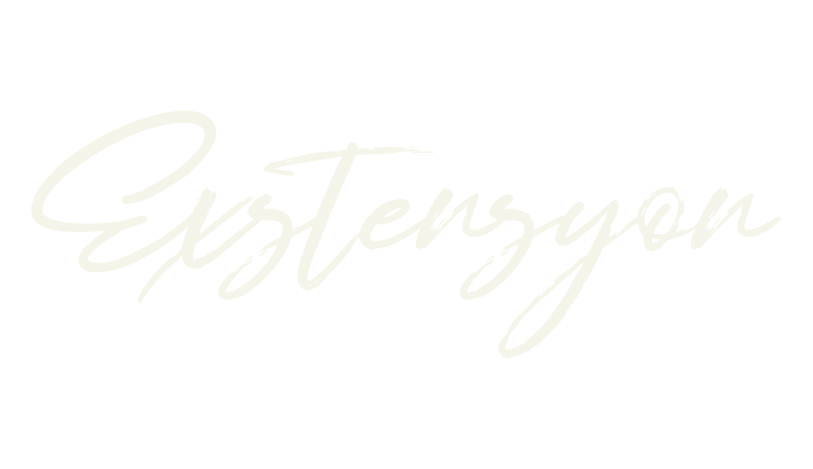Exstensyon, fashion script font preview