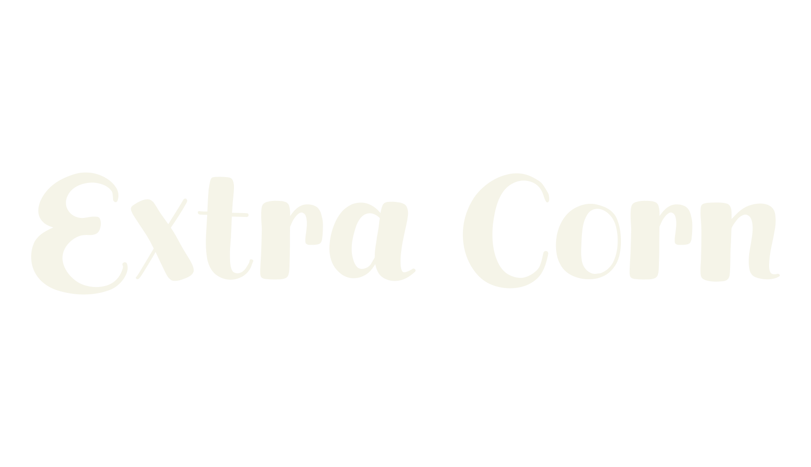 Extra Corn, display market font preview