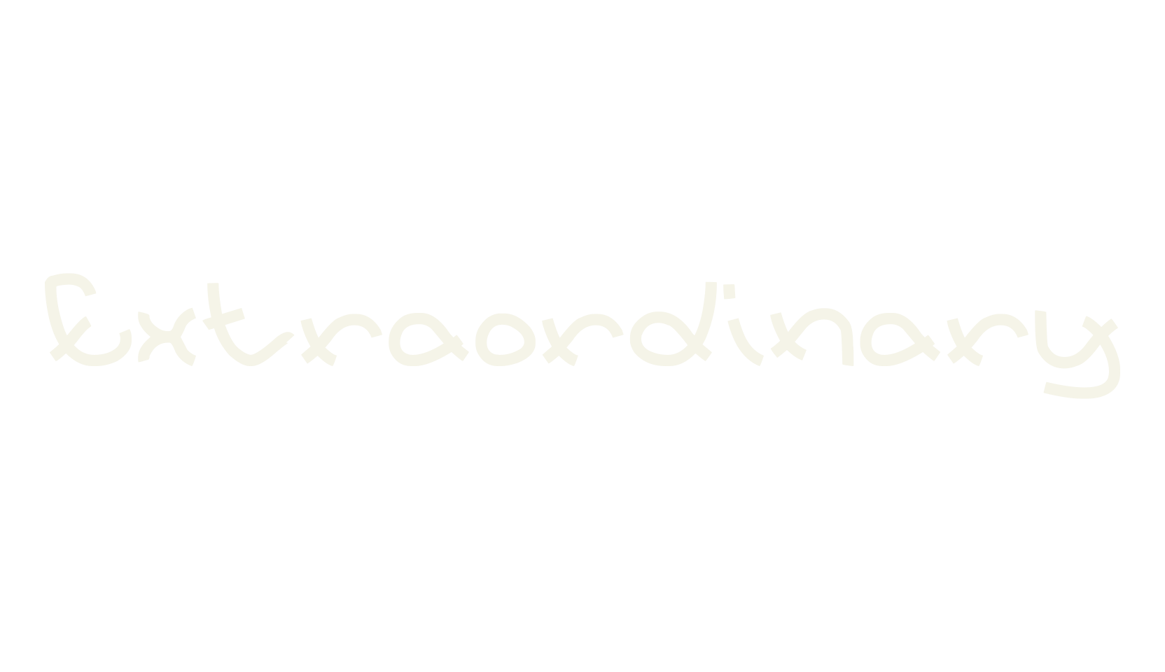 Extraordinary, fashion script font preview