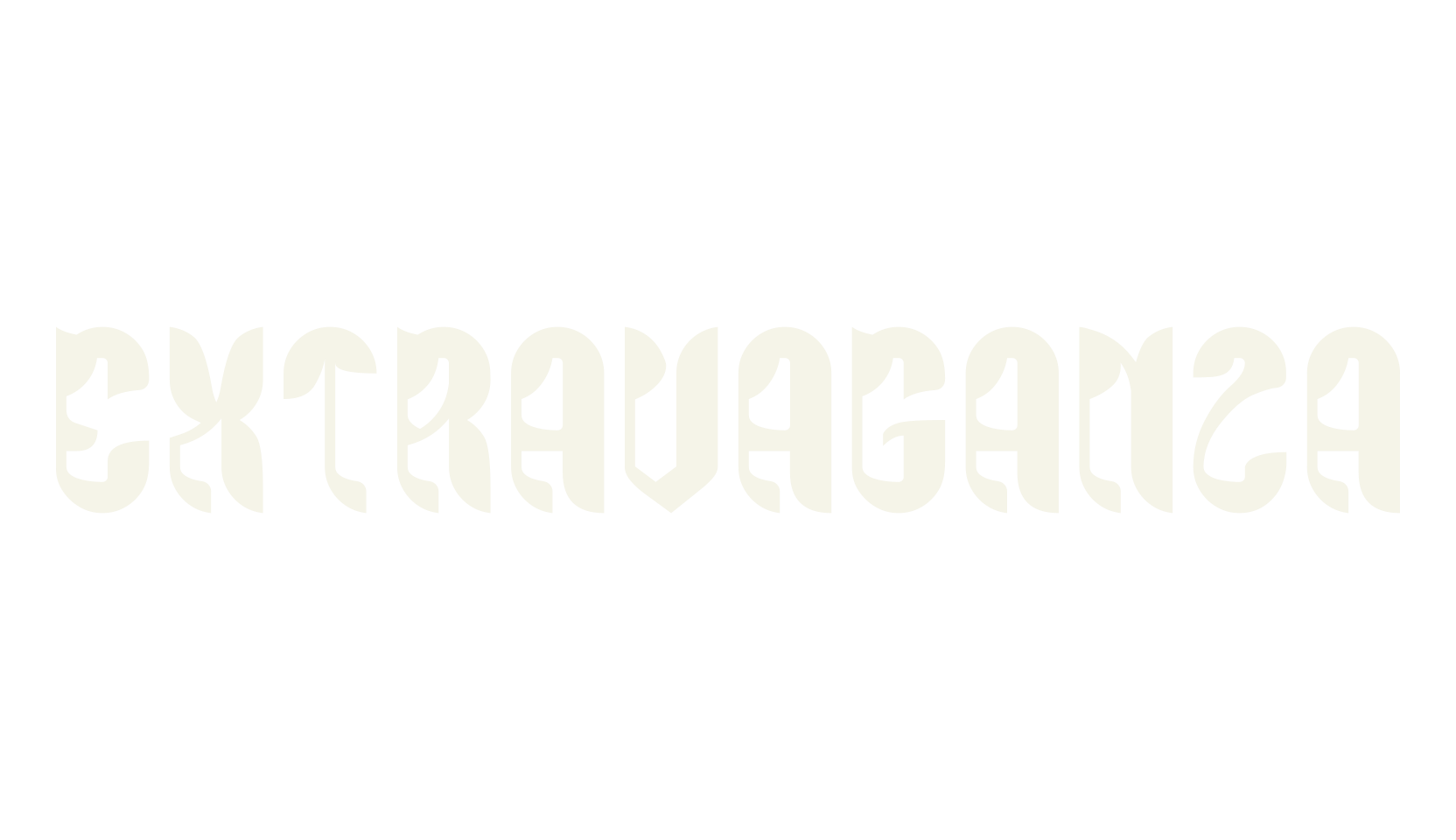 EXTRAVAGANZA, display market font preview