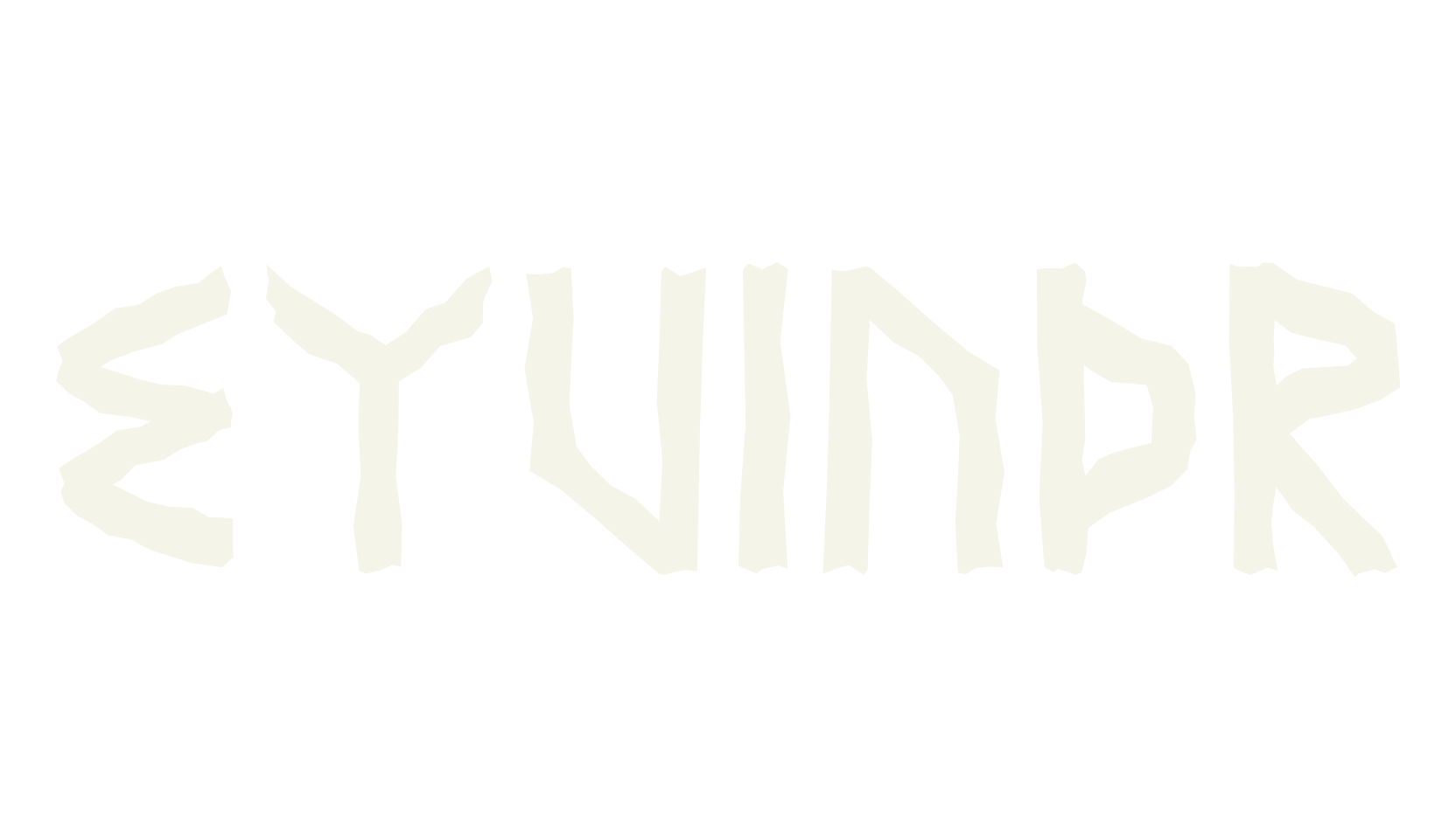 Eyvindr, fantasy font preview