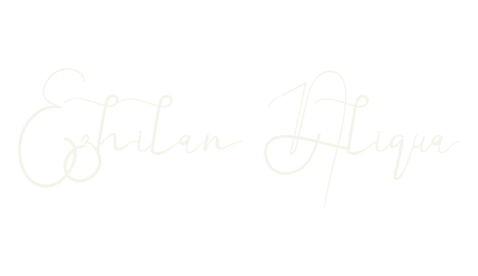 Ezhilan Aliqua, creative font preview