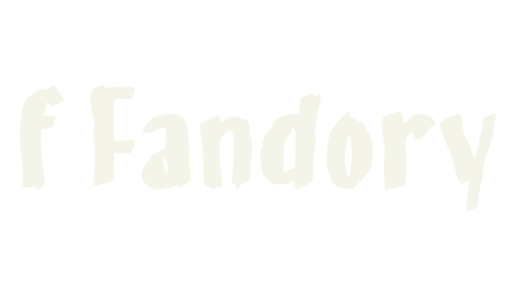 f Fandory, lettering font preview