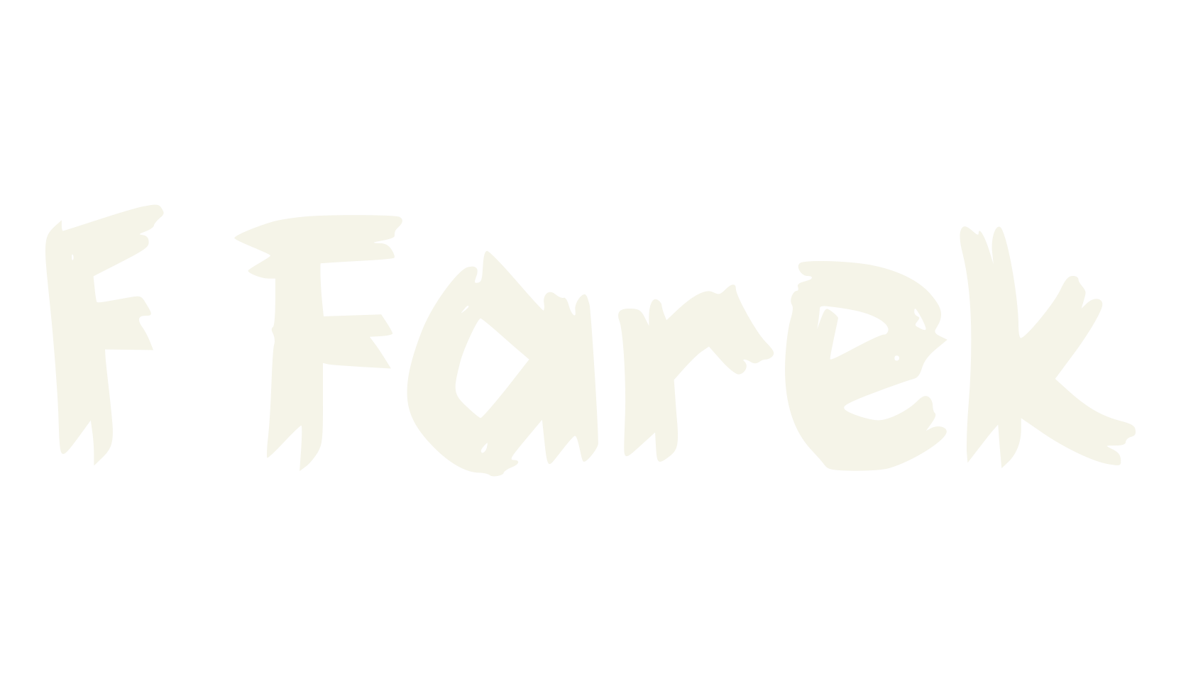 f Farek, streetwear font preview