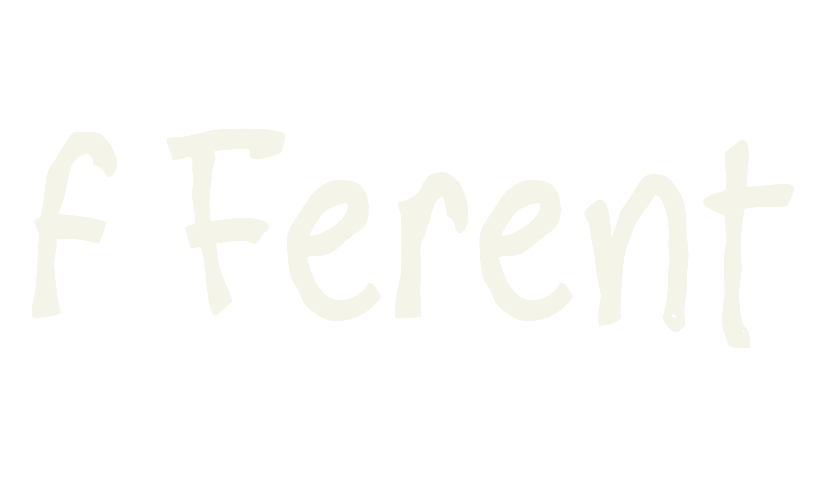 f Ferent, different font preview