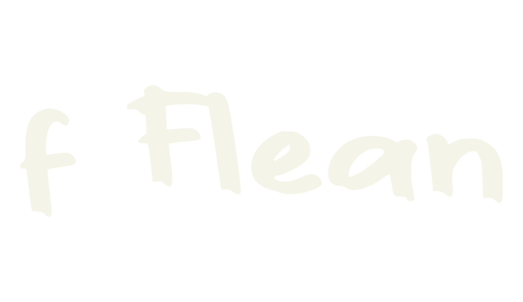 f Flean, marker font preview