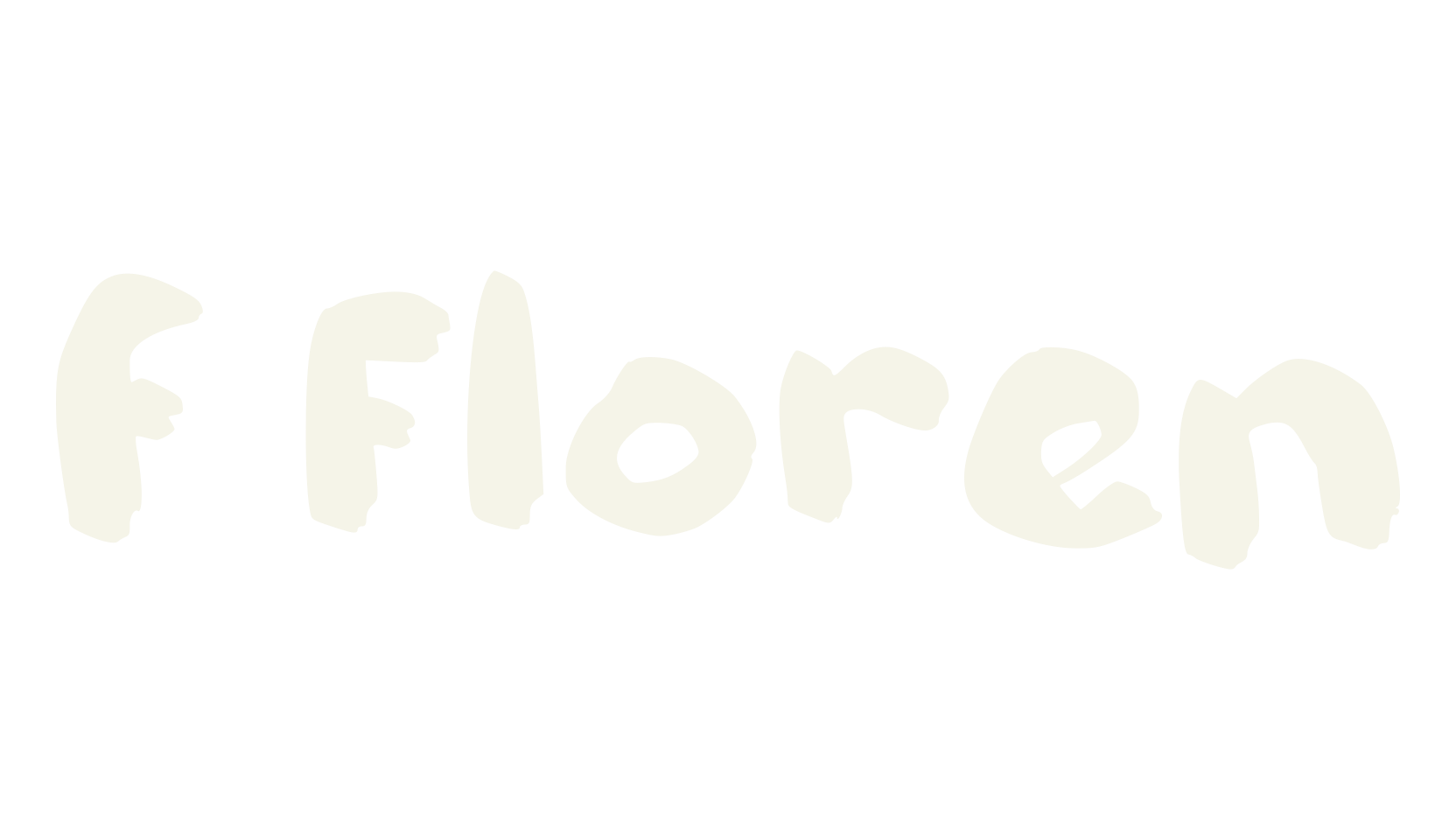 f Floren, bold font preview