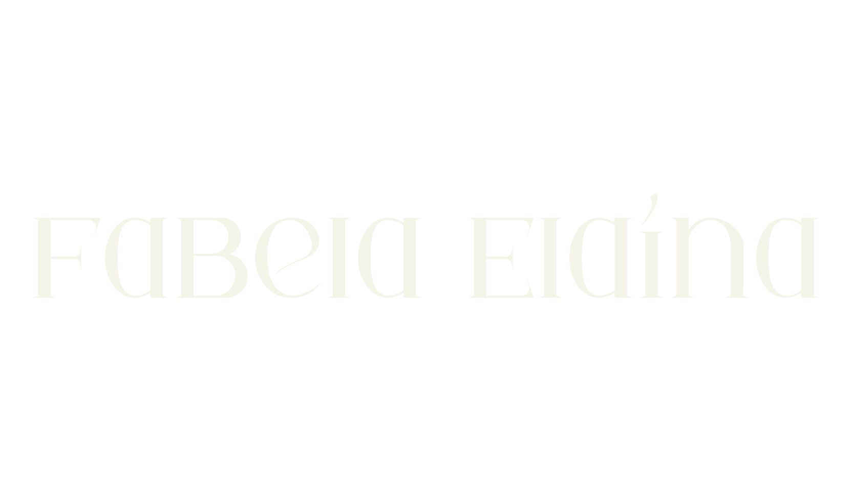 Fabela Elaina, minimalist font preview