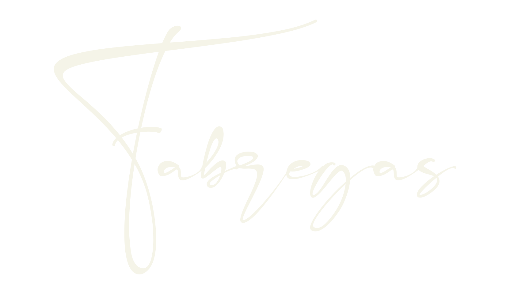 Fabregas, signature font preview