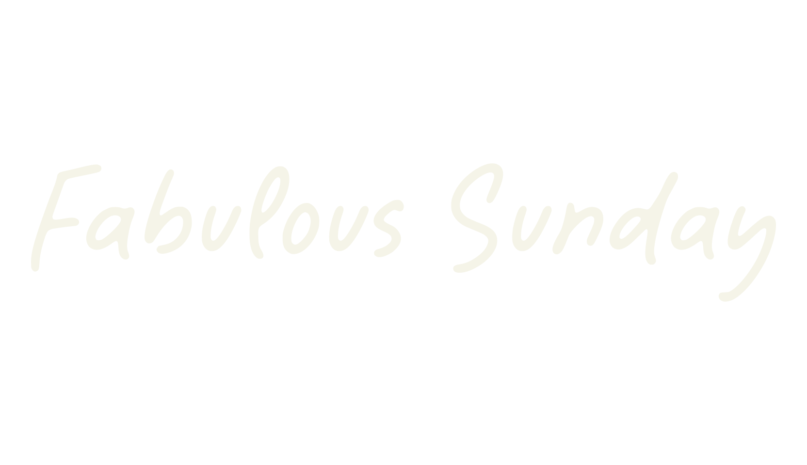 Fabulous Sunday, fashion sign font preview