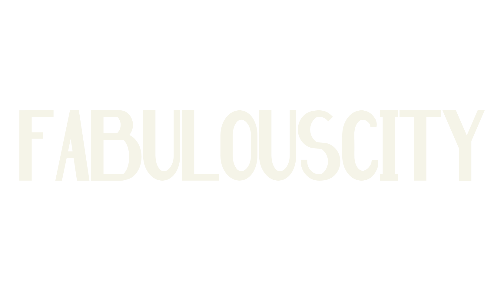 Fabulouscity, sans serif font preview