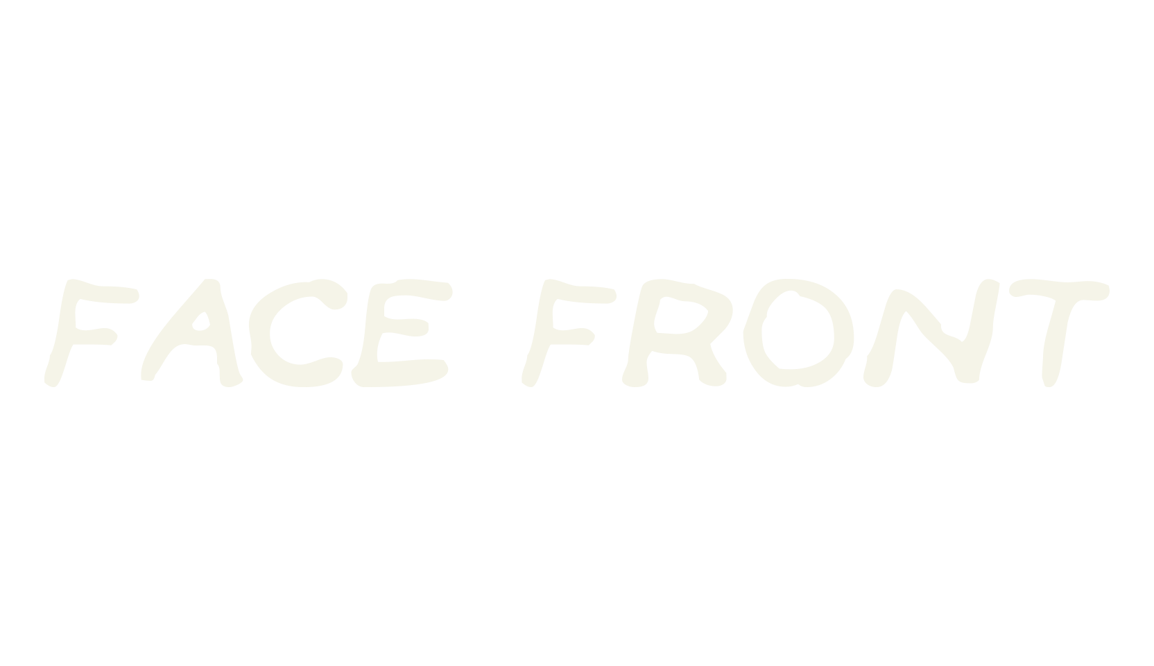 Face Front, comic book font preview