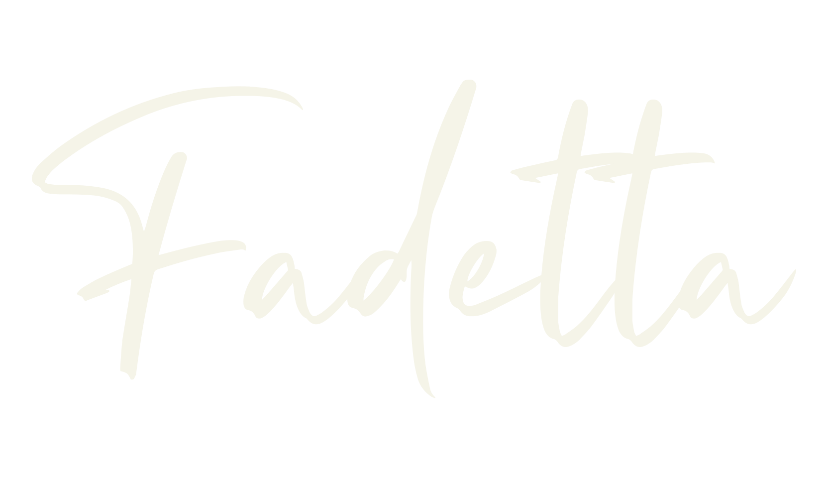 Fadetta, script font preview