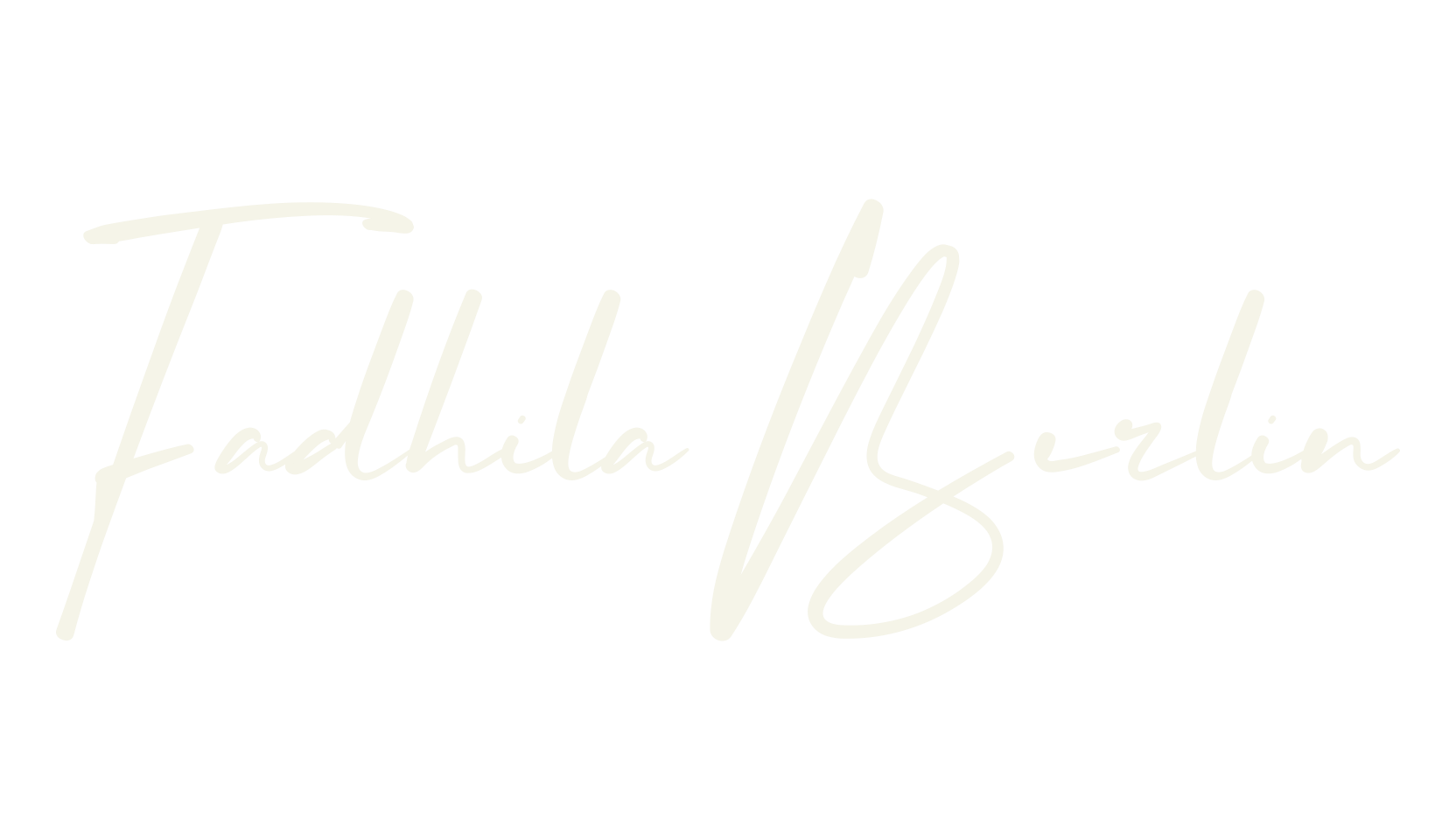Fadhila Berlin, handwriting font preview