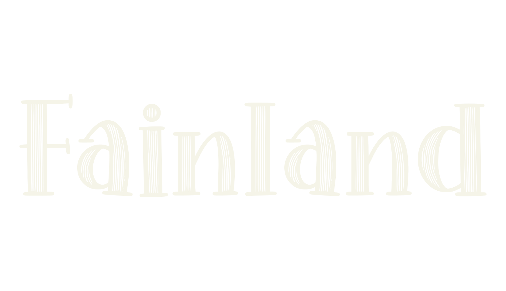Fainland, fashion script font preview