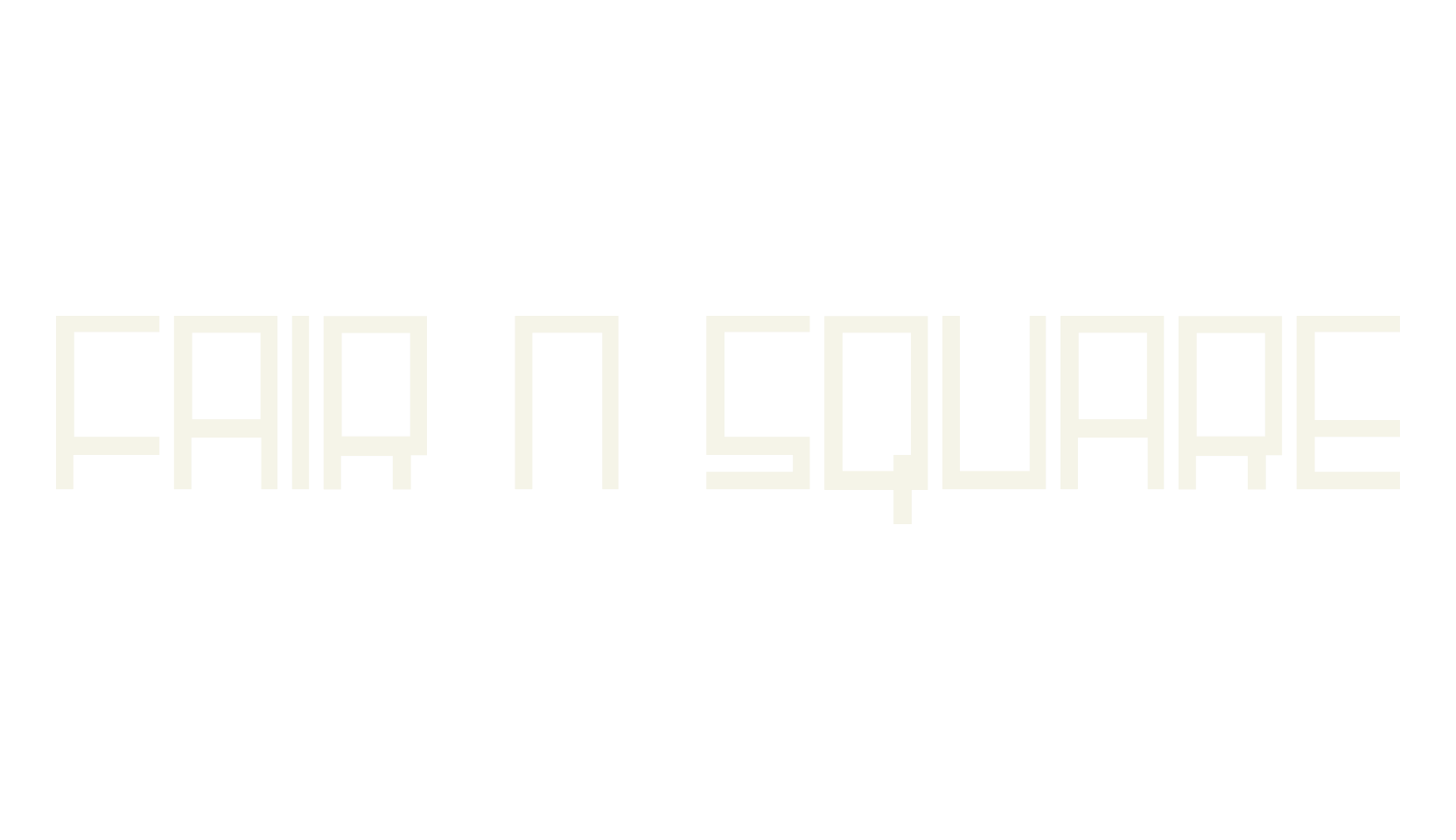 Fair N Square, display market font preview