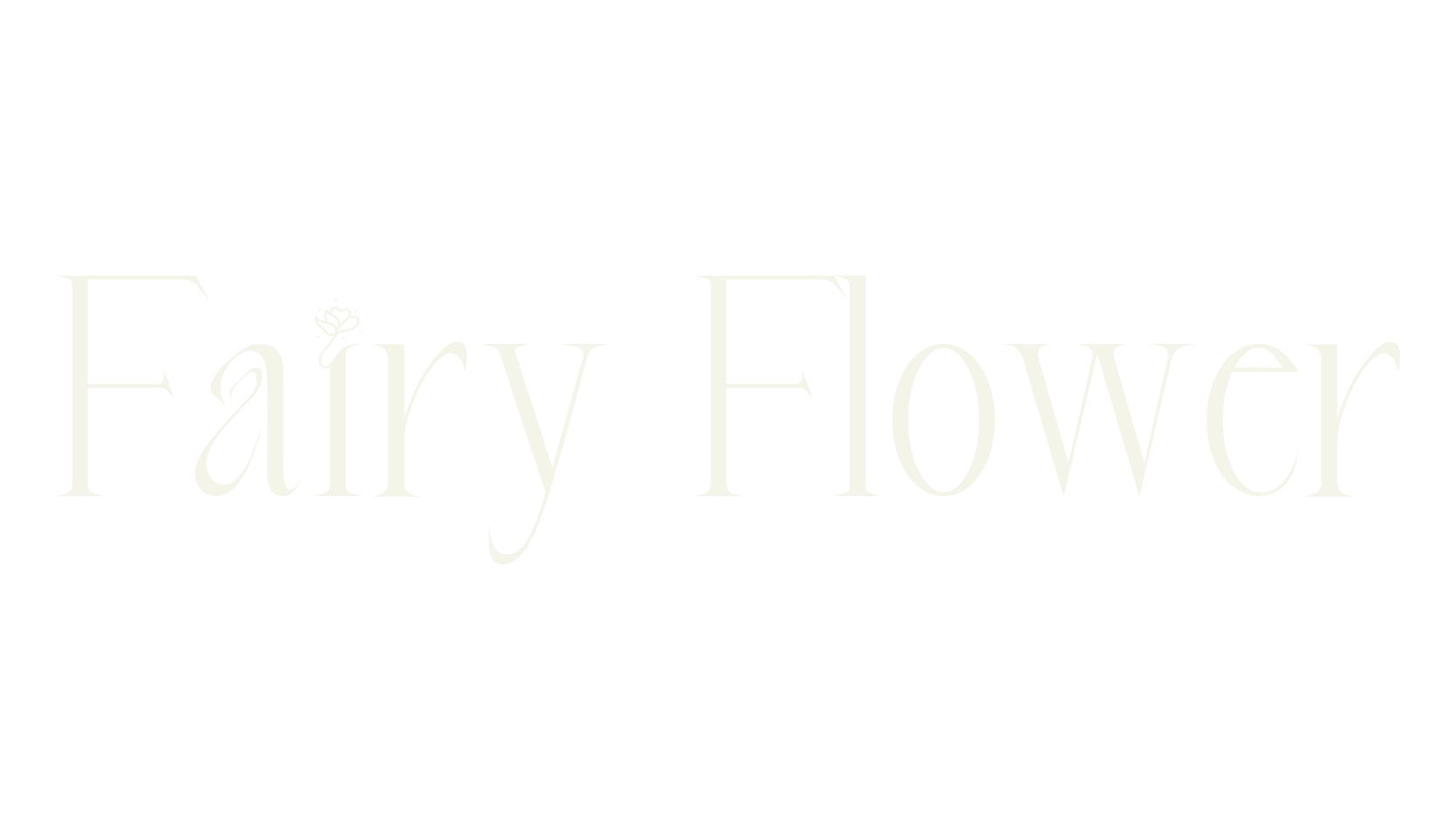 Fairy Flower, cute font preview