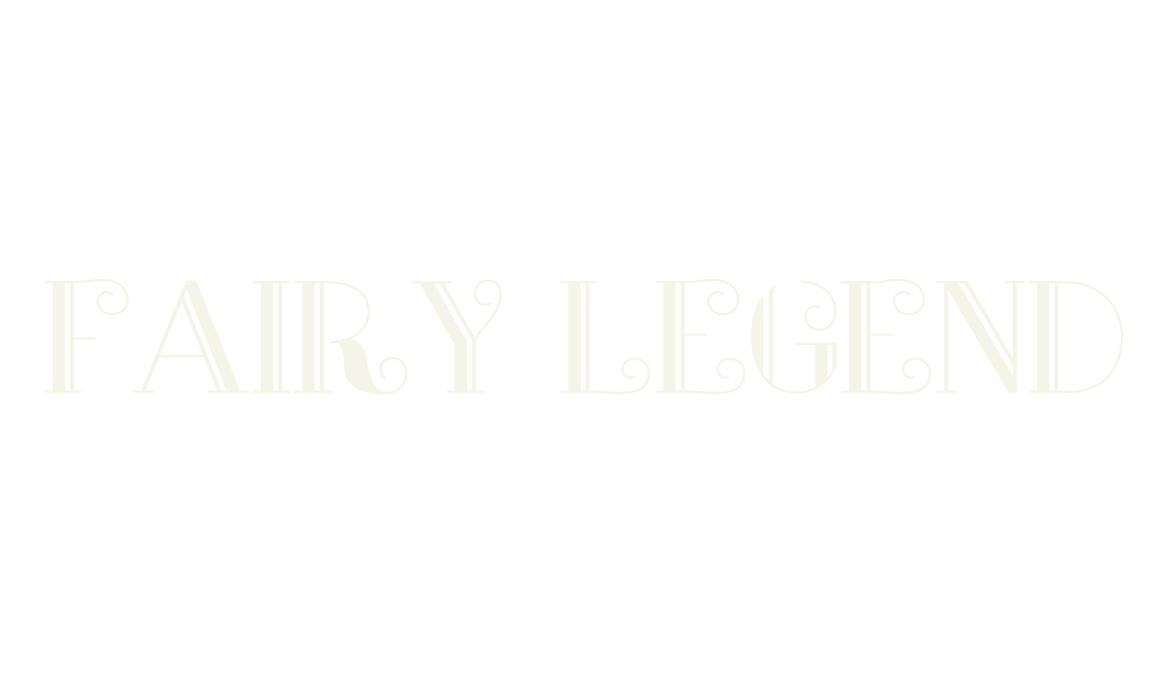 Fairy Legend, art deco font preview