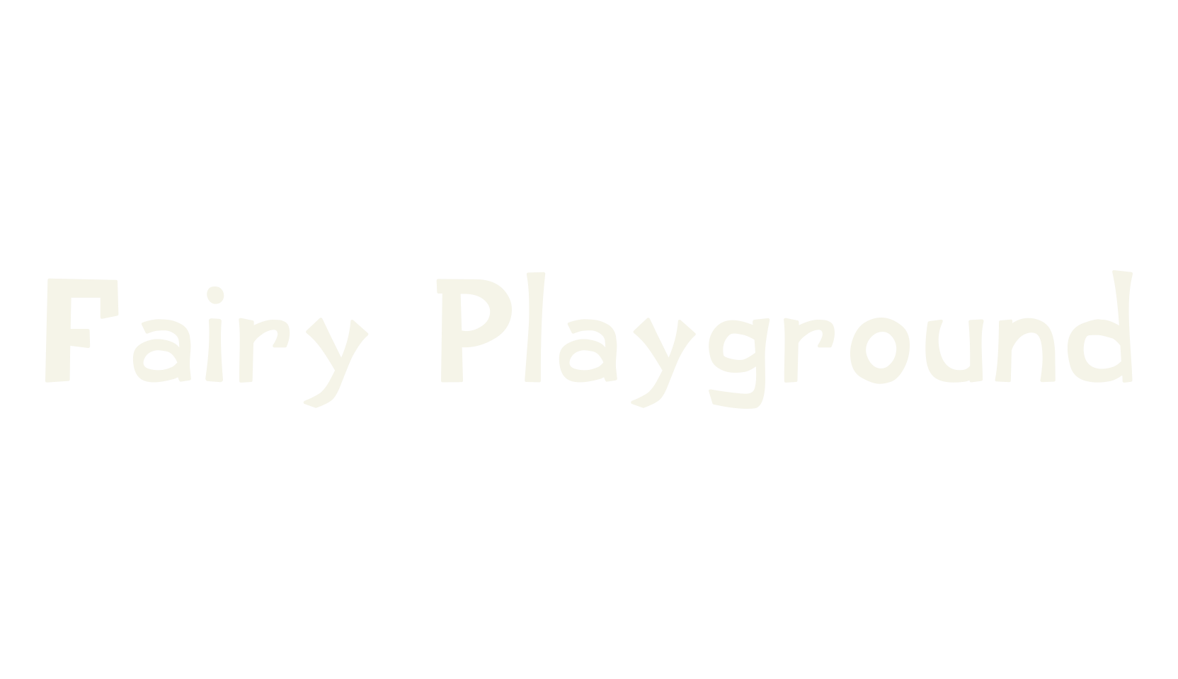Fairy Playground, display market font preview