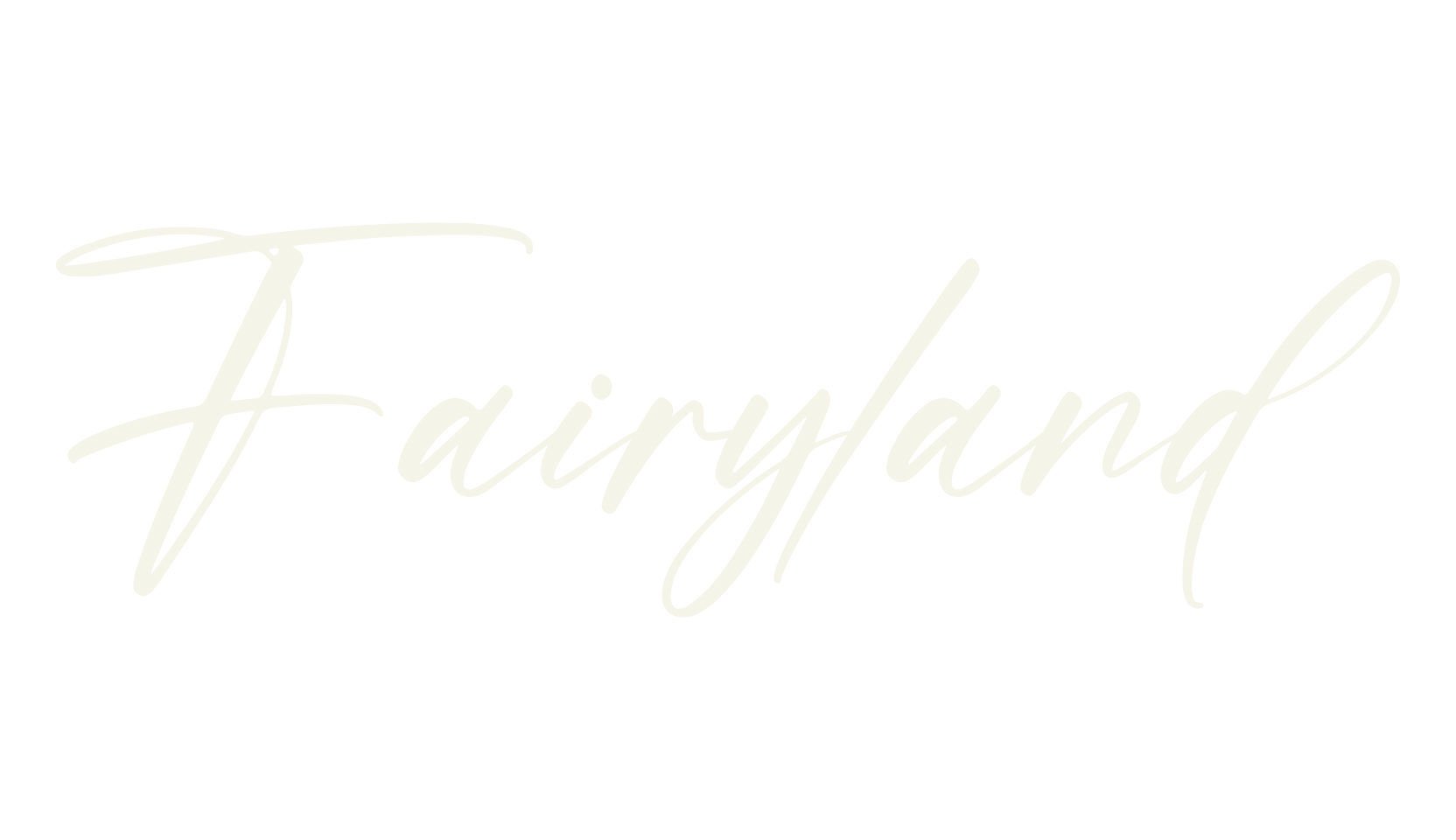 Fairyland, script font preview