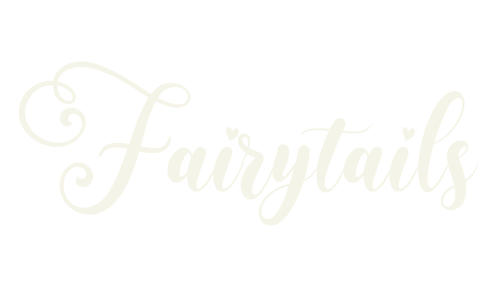 Fairytails, calligraphy font preview
