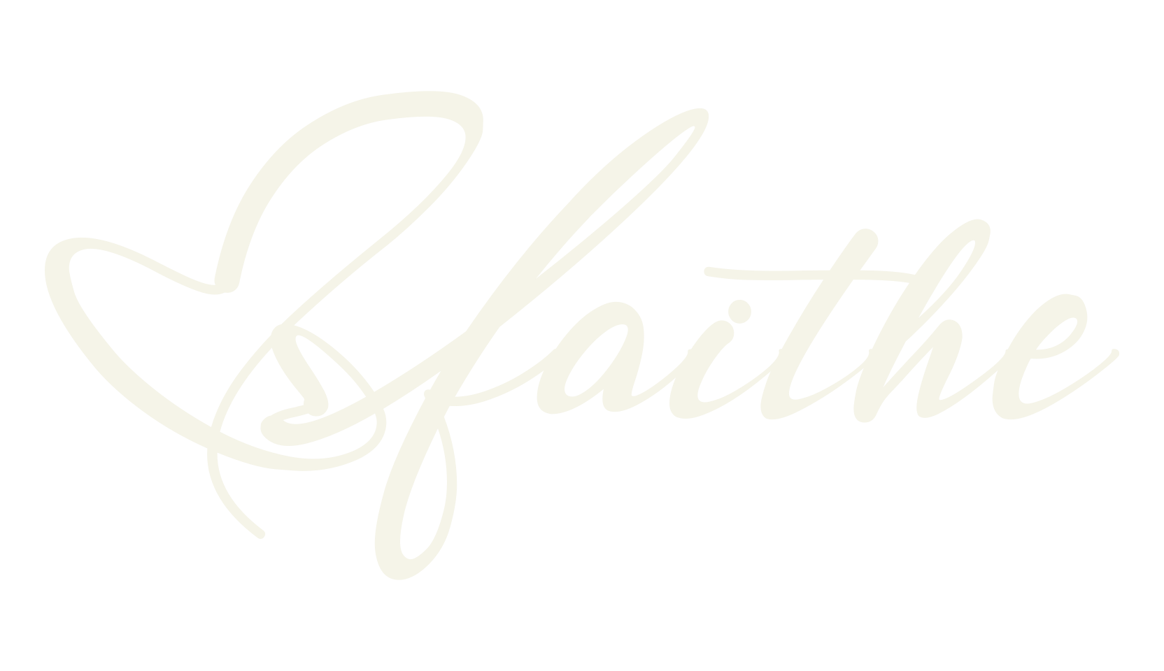 Faithe, signature font preview