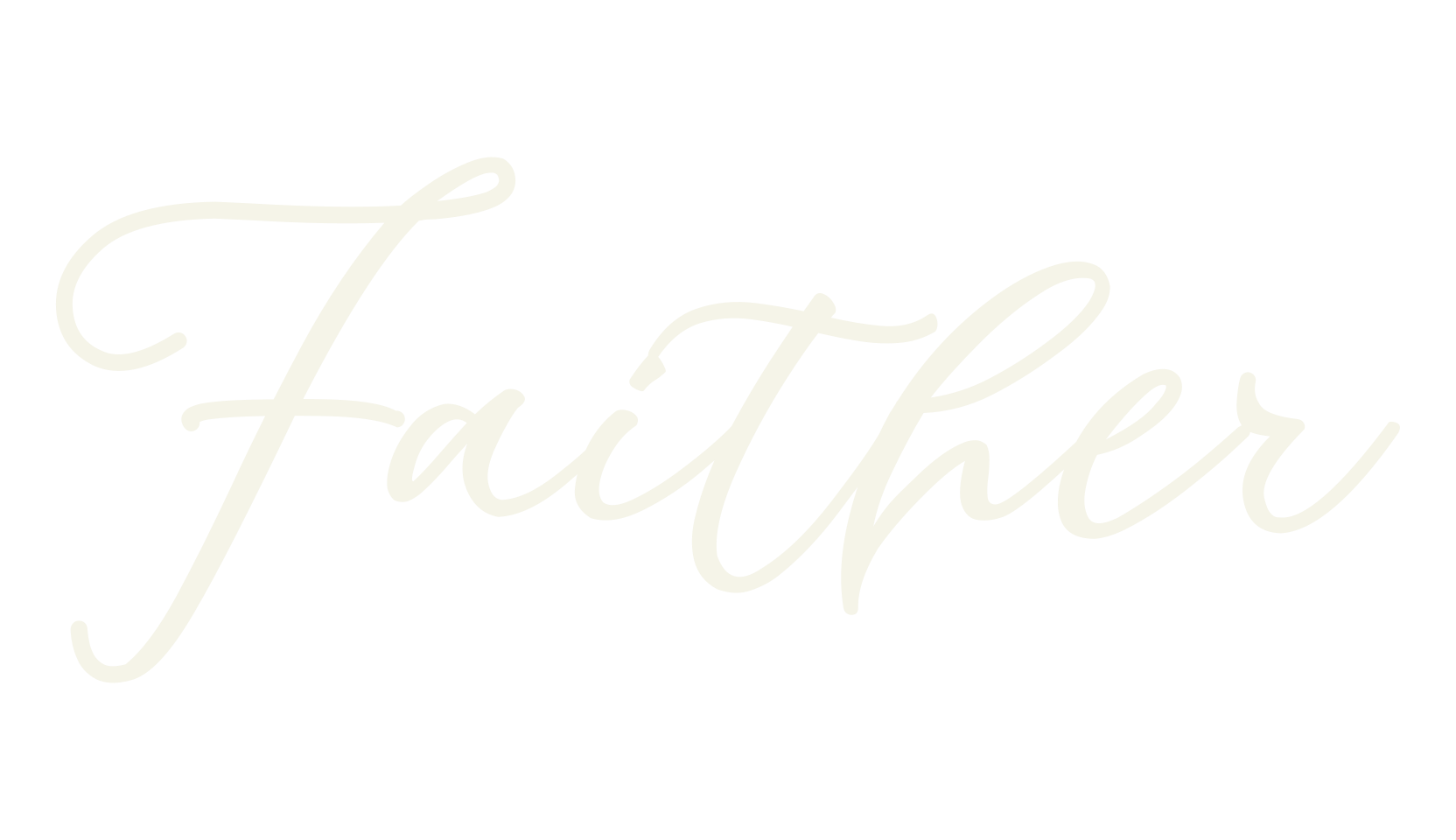 Faither, girly font preview
