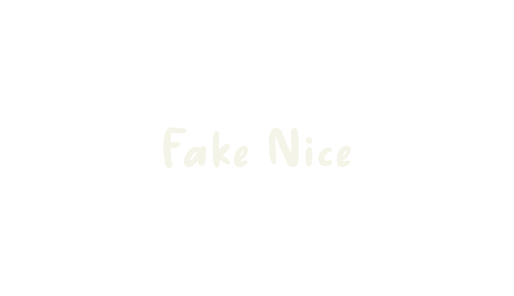 Fake Nice, bold font preview