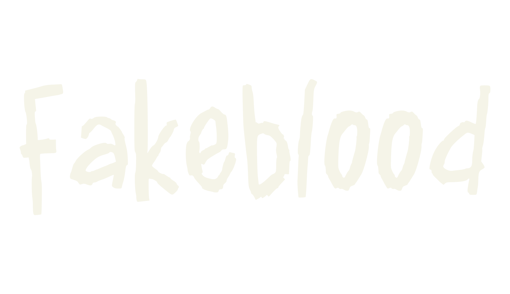 Fakeblood, horror font preview