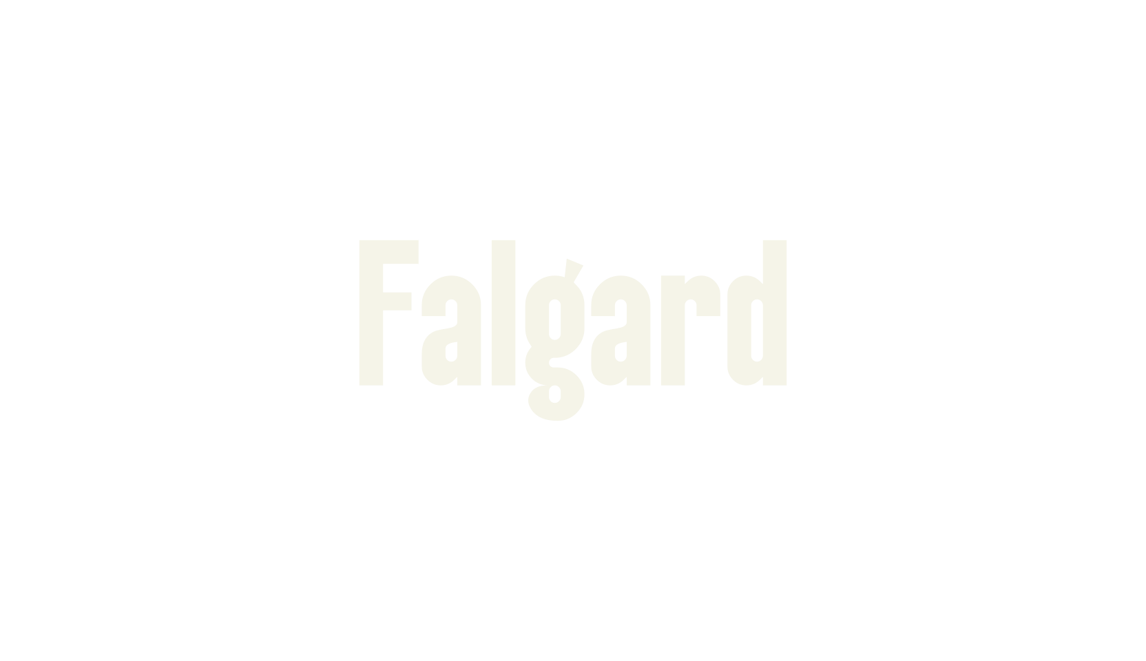 Falgard, bold font preview